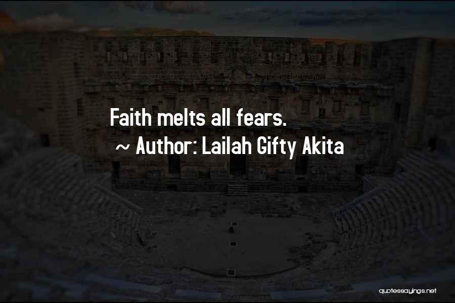 Faith Over Fear Quotes By Lailah Gifty Akita