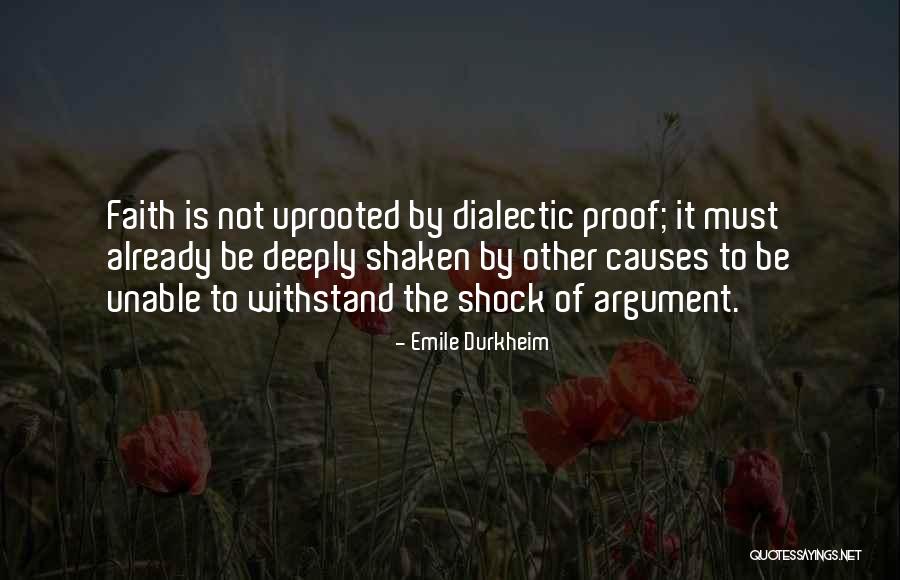 Faith Shaken Quotes By Emile Durkheim Faith Shaken Quotes By Emile Durkheim