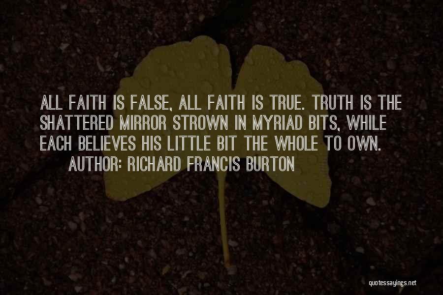 Faith Shattered Quotes By Richard Francis Burton