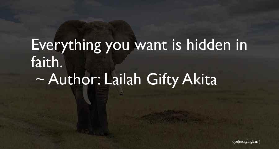 Faith Strength Hope Quotes By Lailah Gifty Akita