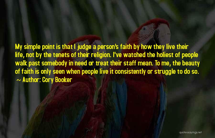 Faith Vs Religion Quotes By Cory Booker