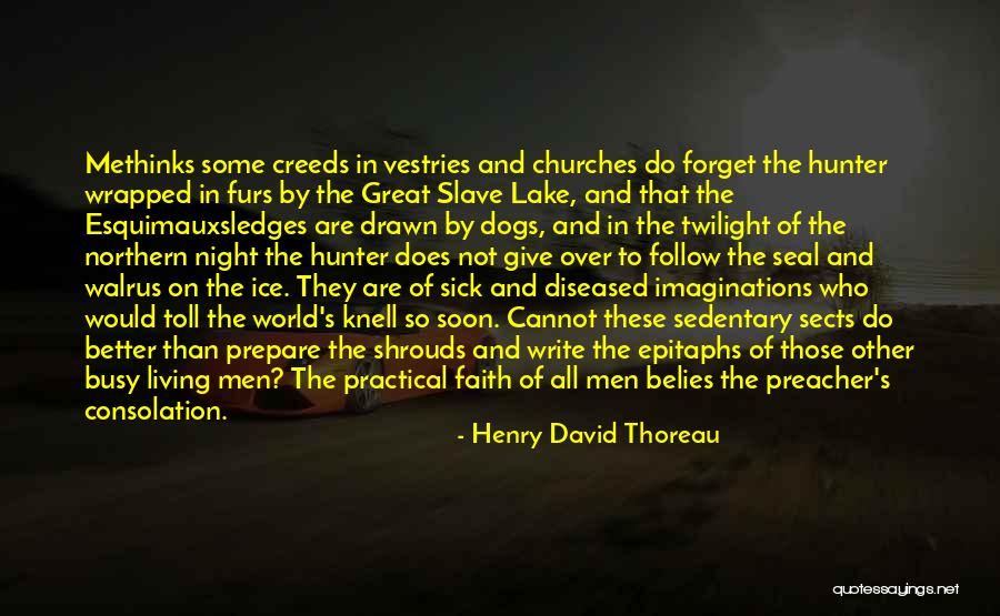 Faith When Sick Quotes By Henry David Thoreau