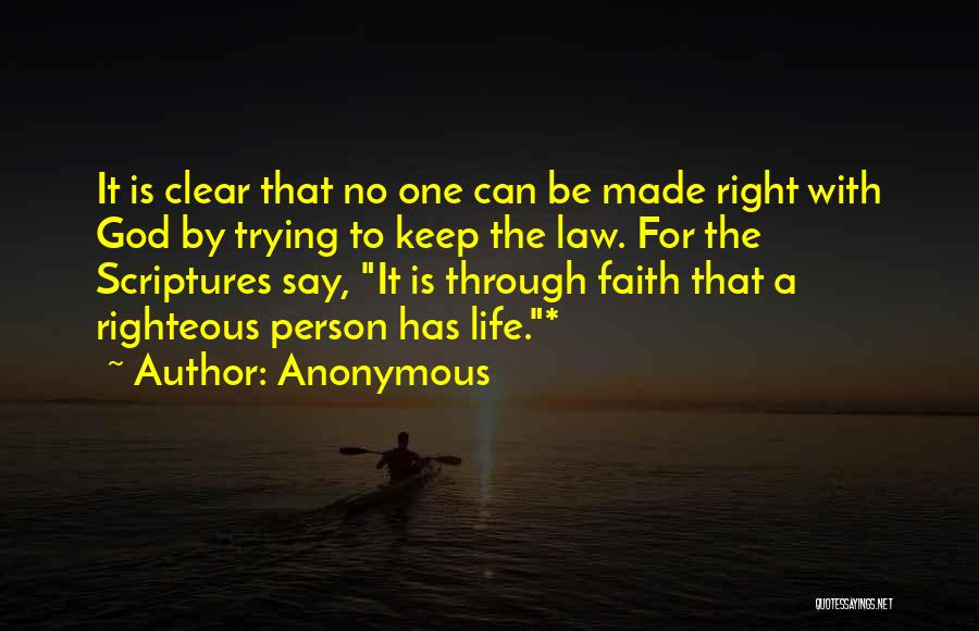 Faith With God Quotes By Anonymous