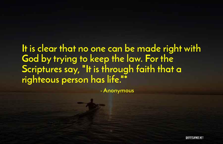 Faith With God Quotes By Anonymous