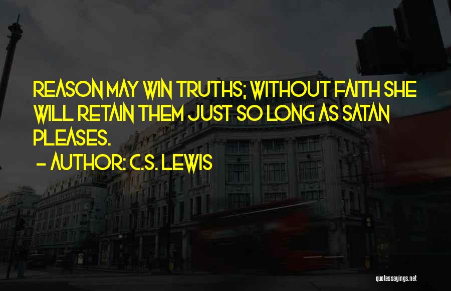 Faith Without Religion Quotes By C.S. Lewis