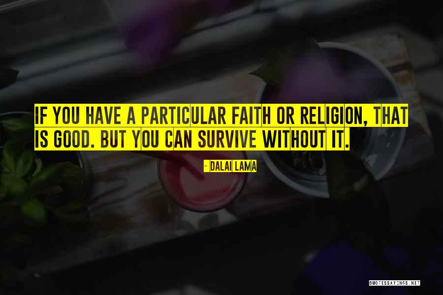 Faith Without Religion Quotes By Dalai Lama Faith Without Religion Quotes By Dalai Lama
