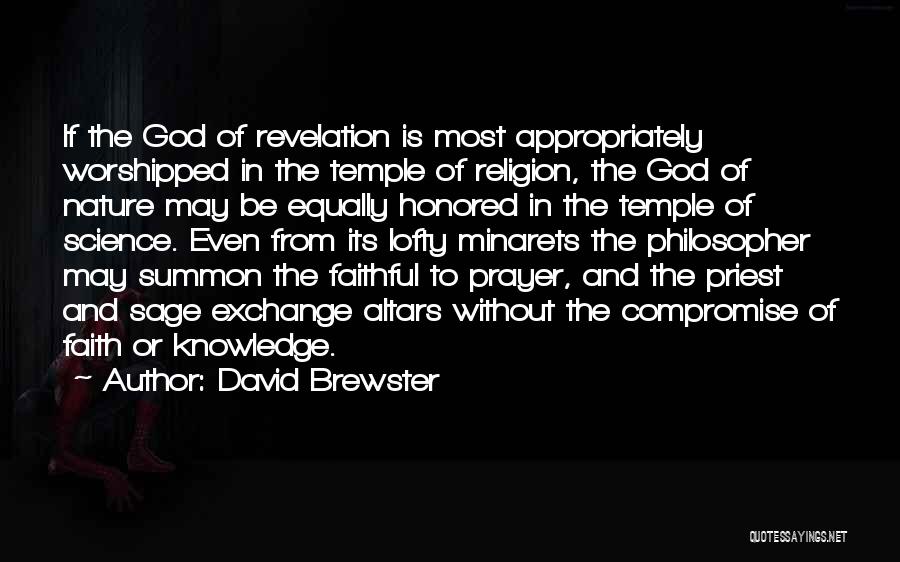 Faith Without Religion Quotes By David Brewster