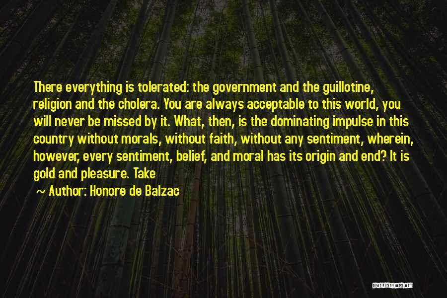 Faith Without Religion Quotes By Honore De Balzac