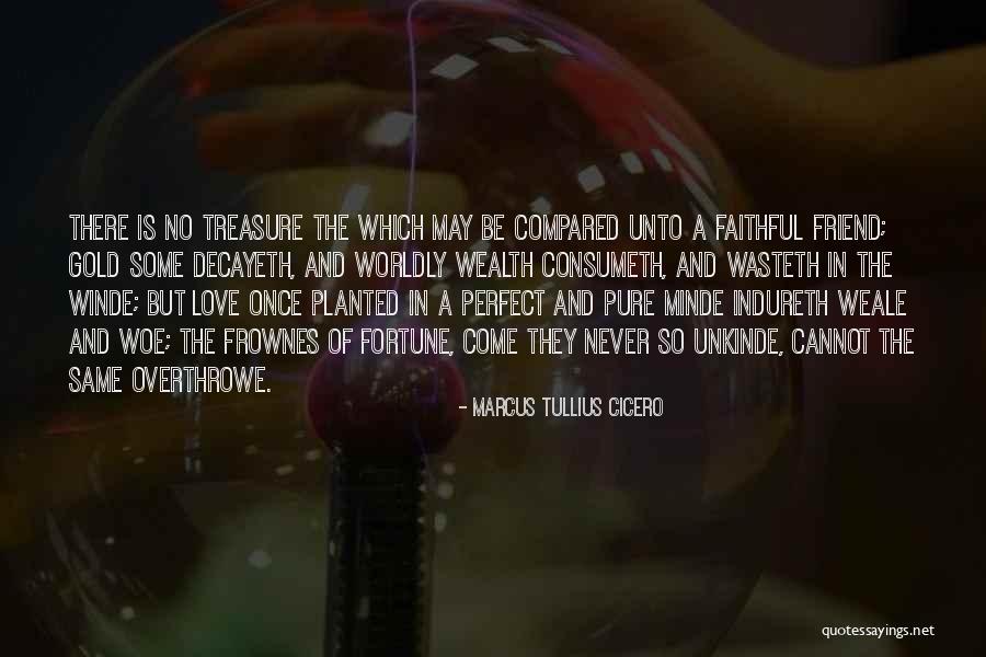 Faithful Love Quotes By Marcus Tullius Cicero