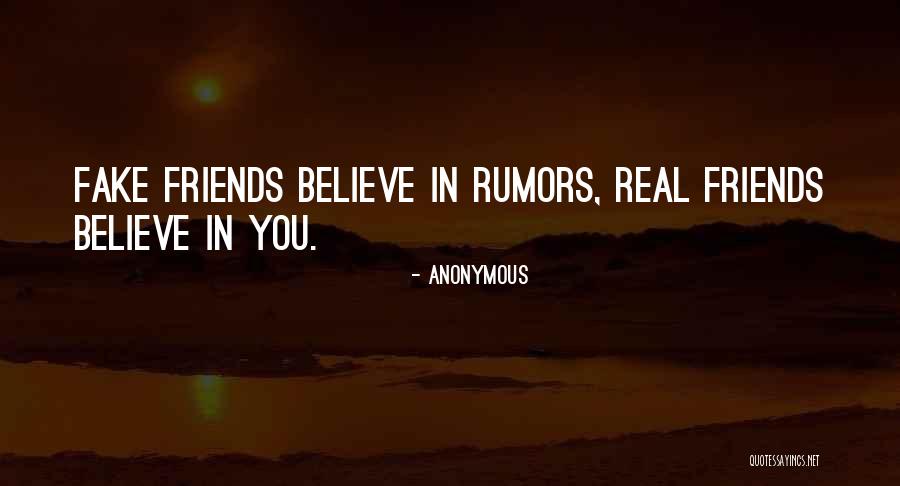 Fake Friends And Real Friends Quotes By Anonymous Fake Friends And Real Friends Quotes By Anonymous