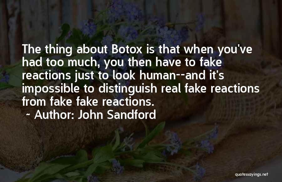 Fake Quotes By John Sandford