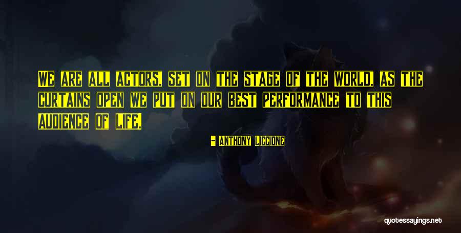 Fake World Quotes By Anthony Liccione Fake World Quotes By Anthony Liccione