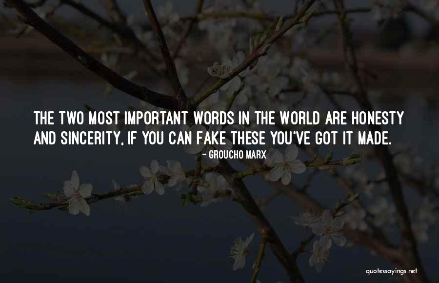Fake World Quotes By Groucho Marx Fake World Quotes By Groucho Marx