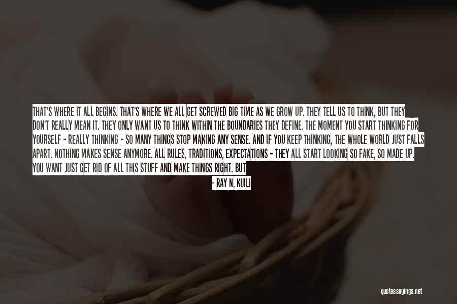Fake World Quotes By Ray N. Kuili Fake World Quotes By Ray N. Kuili