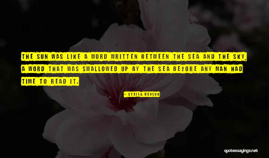 Fakhravar Quotes By Stella Benson Fakhravar Quotes By Stella Benson