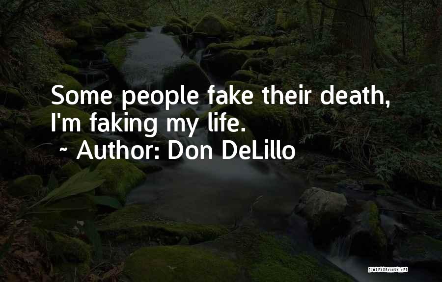 Faking Quotes By Don DeLillo