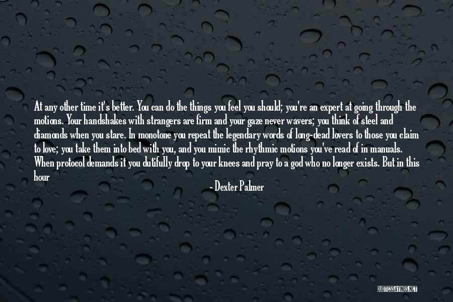 Faking Yourself Quotes By Dexter Palmer Faking Yourself Quotes By Dexter Palmer