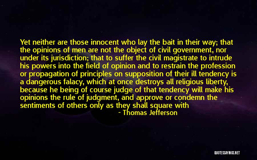 Falacy Quotes By Thomas Jefferson Falacy Quotes By Thomas Jefferson