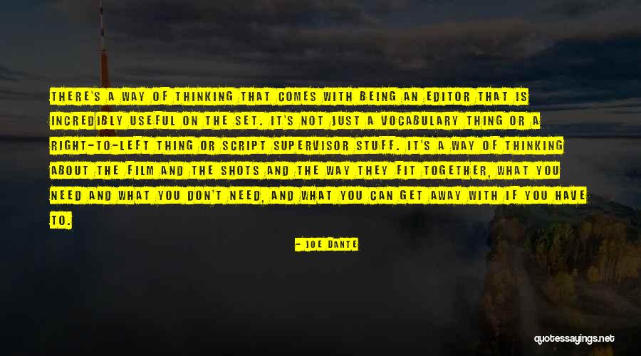 Falchskor Quotes By Joe Dante Falchskor Quotes By Joe Dante