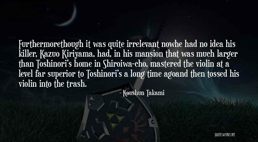 Falcones In Leland Quotes By Koushun Takami Falcones In Leland Quotes By Koushun Takami