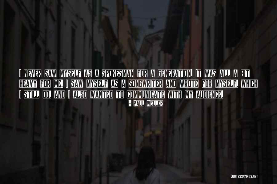 Falcones Quotes By Paul Weller Falcones Quotes By Paul Weller