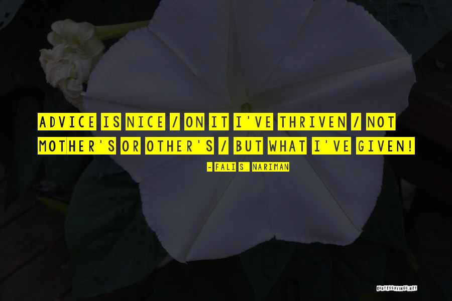 Fali S. Nariman Quotes 683757 Fali S. Nariman Quotes 683757