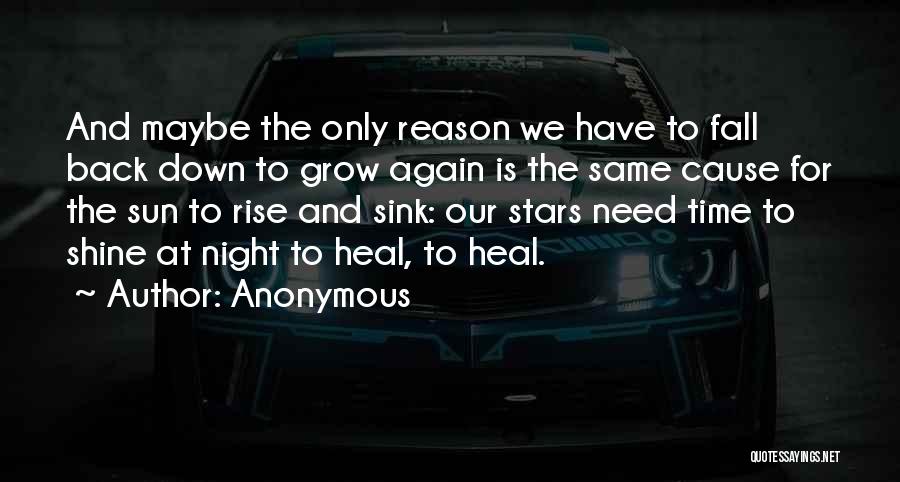 Fall And Rise Again Quotes By Anonymous