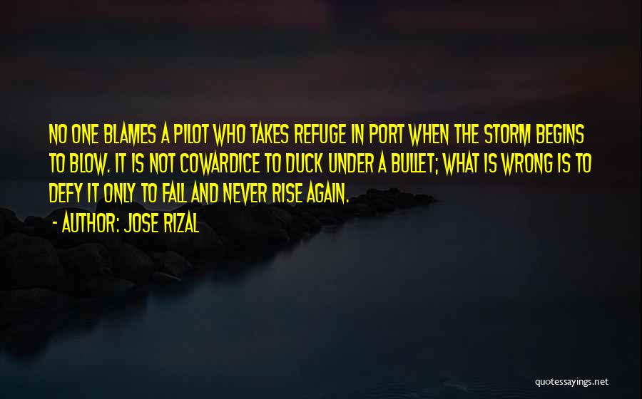 Fall And Rise Again Quotes By Jose Rizal