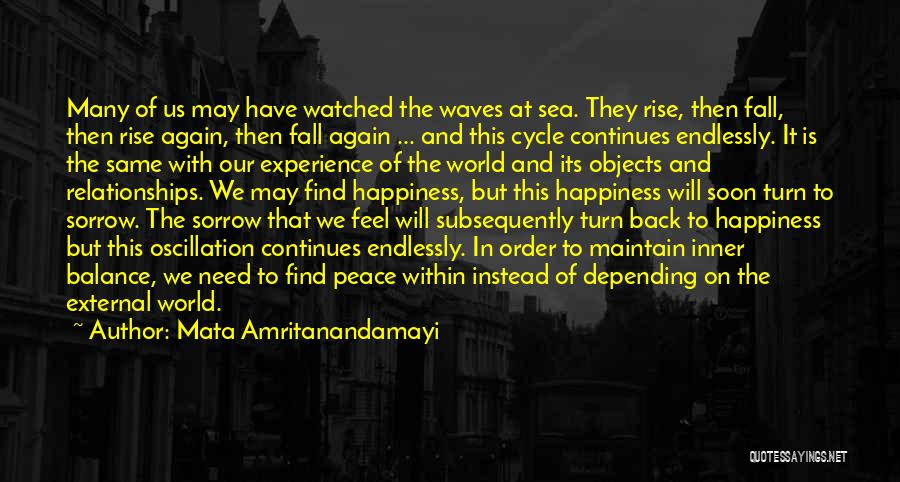 Fall And Rise Again Quotes By Mata Amritanandamayi