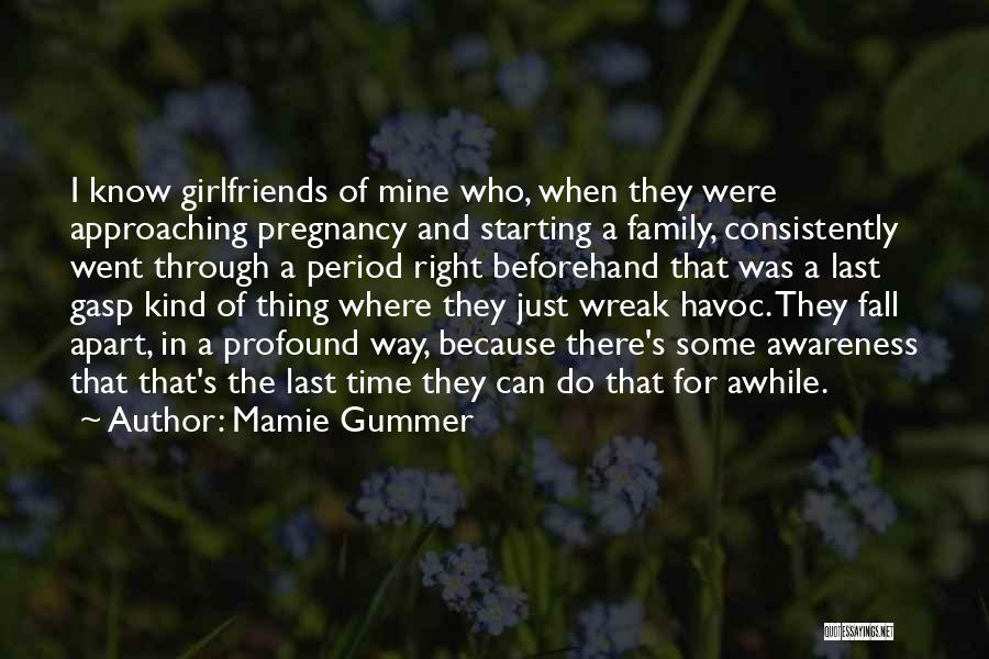 Fall Approaching Quotes By Mamie Gummer