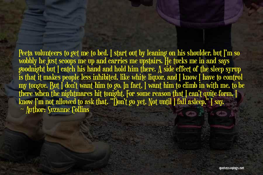 Fall Asleep On Me Quotes By Suzanne Collins