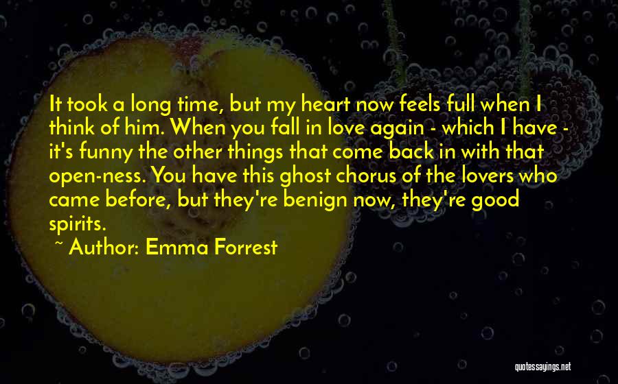 Fall Back Time Quotes By Emma Forrest