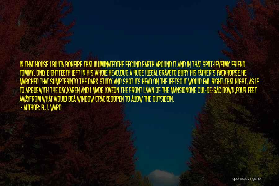 Fall Bonfire Quotes By B.J. Ward