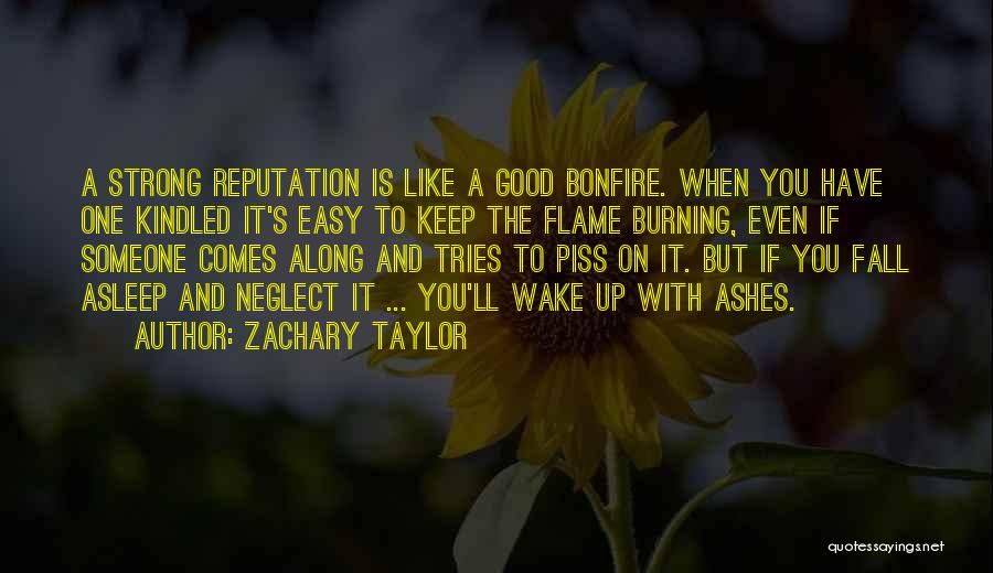 Fall Bonfire Quotes By Zachary Taylor