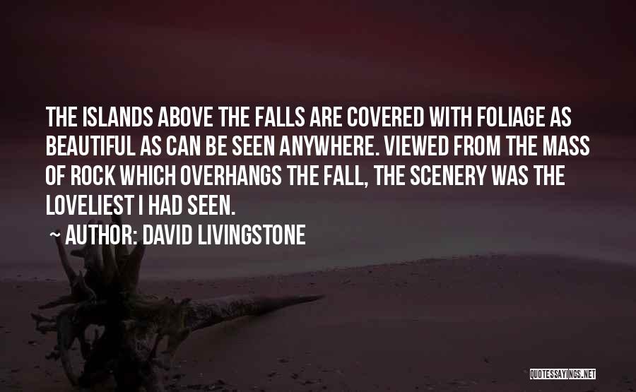 Fall Foliage Quotes By David Livingstone