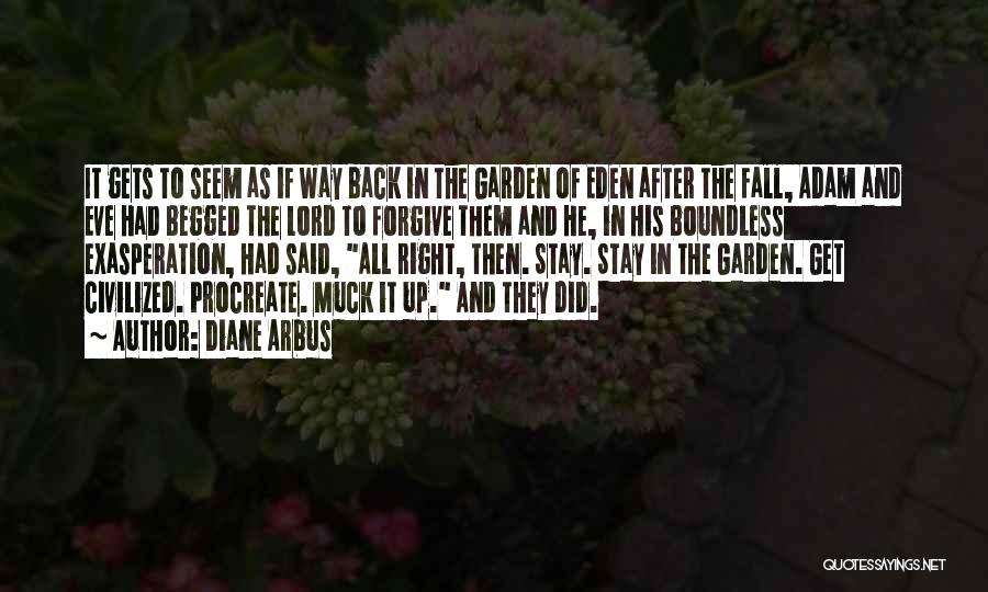 Fall Get Back Up Quotes By Diane Arbus