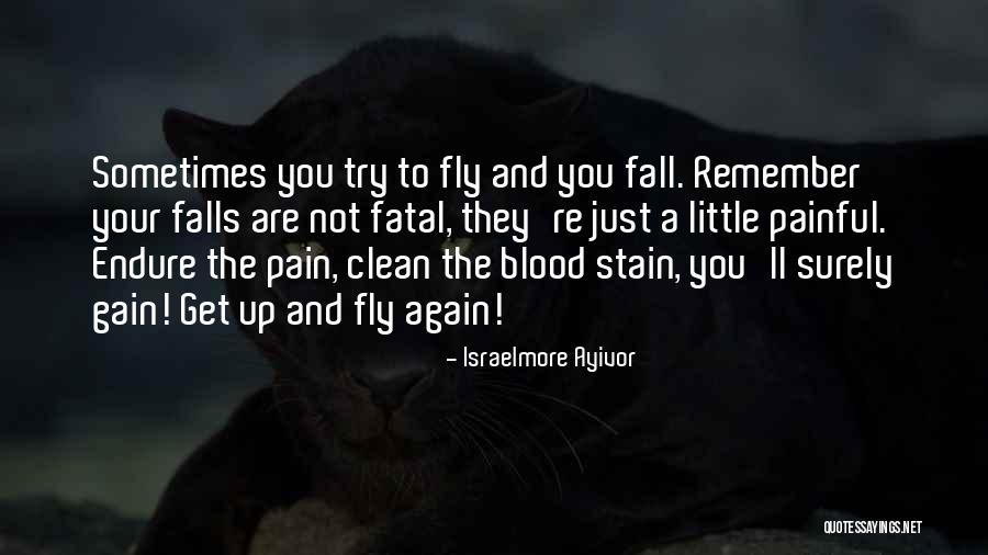 Fall Get Up Again Quotes By Israelmore Ayivor