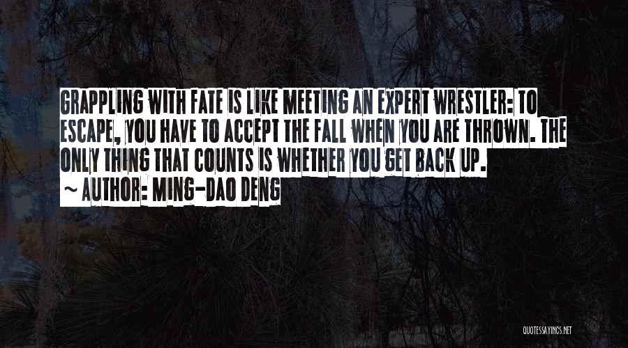 Fall Get Up Quotes By Ming-Dao Deng
