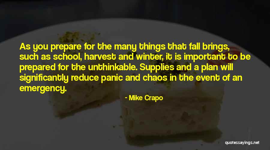 Fall Harvest Quotes By Mike Crapo Fall Harvest Quotes By Mike Crapo