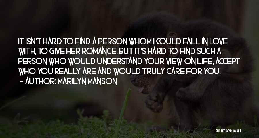 Fall In Love Hard Quotes By Marilyn Manson