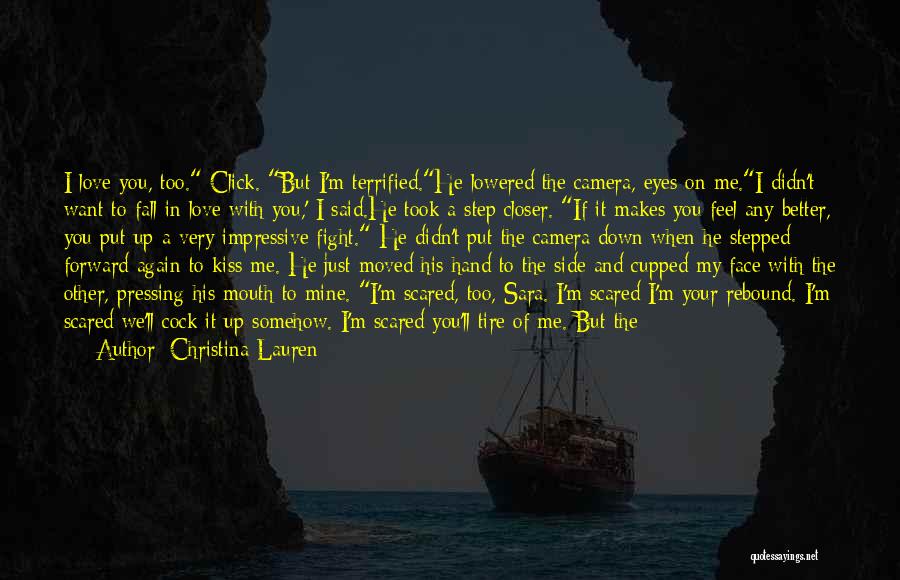 Fall In Love With His Eyes Quotes By Christina Lauren