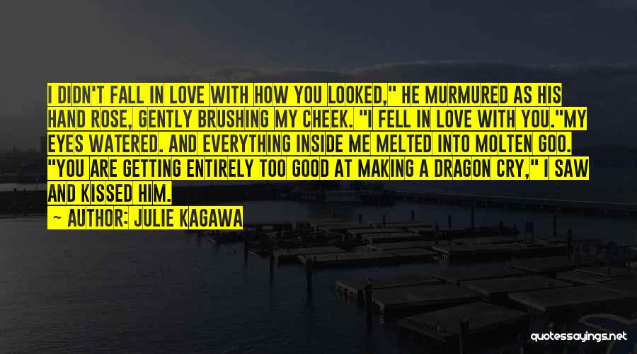 Fall In Love With His Eyes Quotes By Julie Kagawa