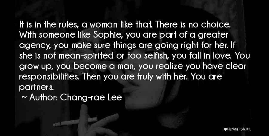 Fall In Love With Someone Quotes By Chang-rae Lee