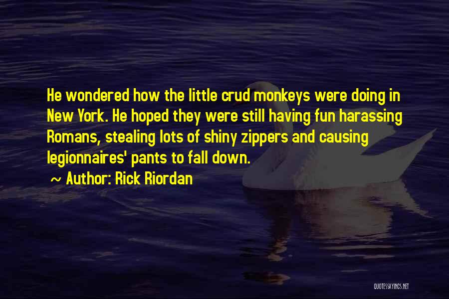 Fall In New York Quotes By Rick Riordan
