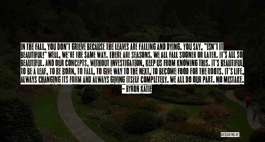 Fall Leaves Falling Quotes By Byron Katie Fall Leaves Falling Quotes By Byron Katie