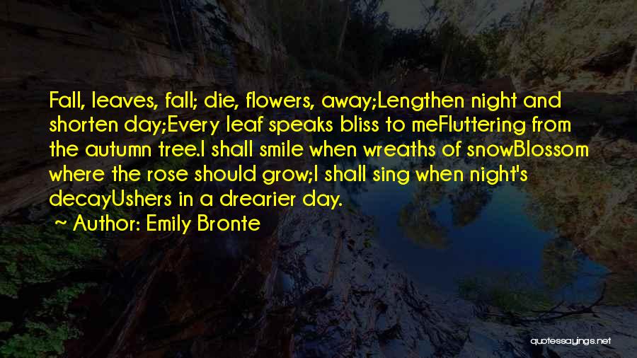Fall Leaves Quotes By Emily Bronte