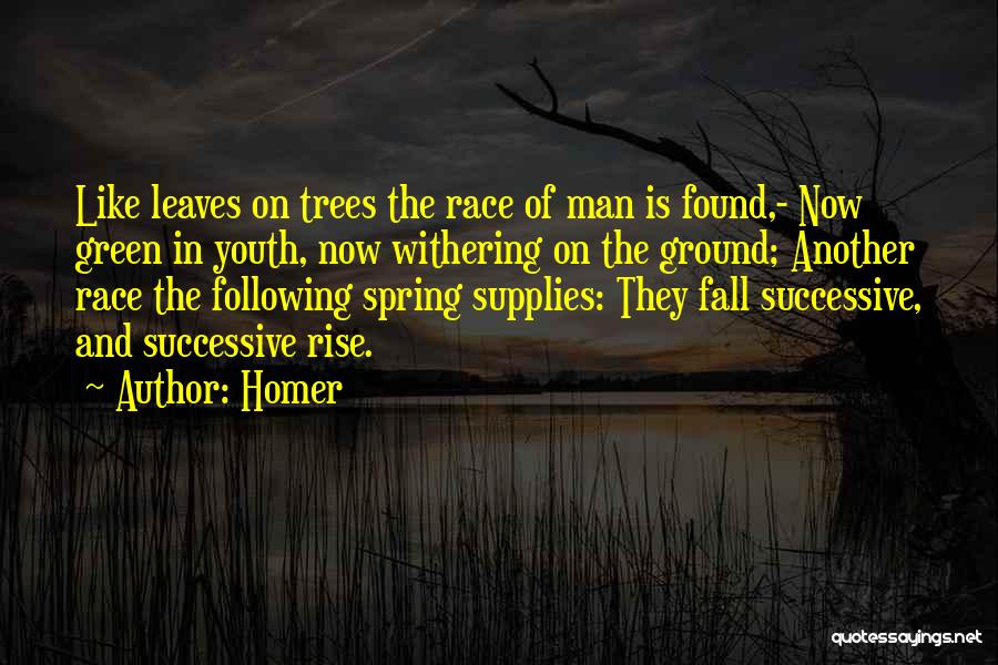 Fall Leaves Quotes By Homer