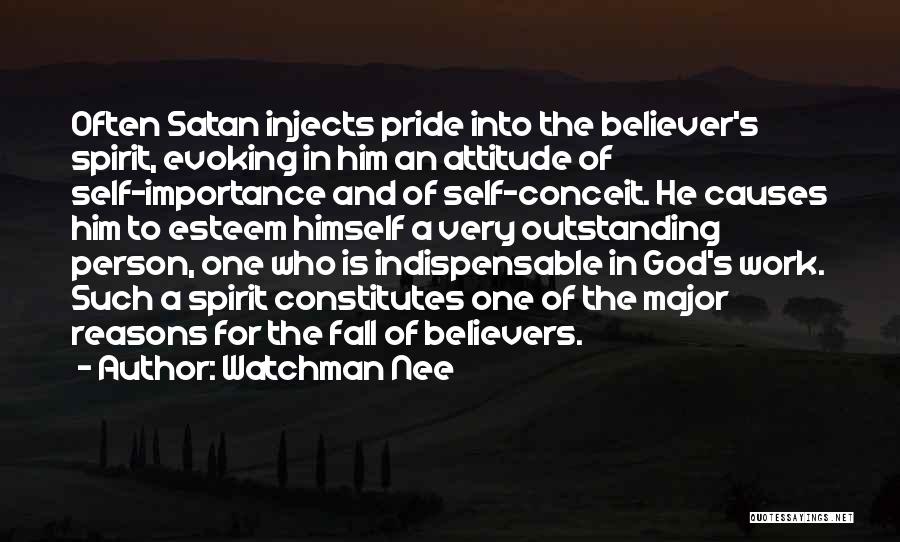 Fall Of Satan Quotes By Watchman Nee