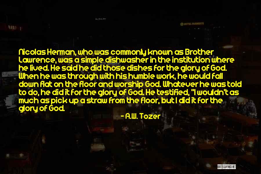 Fall Pick Yourself Up Quotes By A.W. Tozer