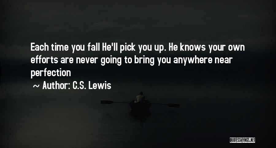 Fall Pick Yourself Up Quotes By C.S. Lewis
